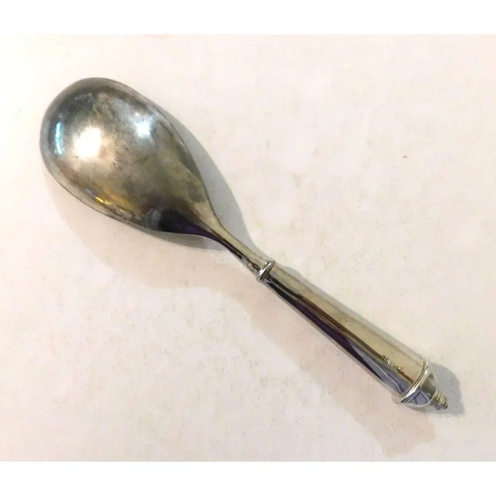 Towle Copenhagen Serving Spoon Silver-Plated In Velvet Box